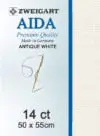 Zweigart Aida 14ct Antique White