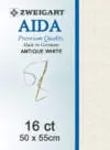 Zweigart Aida 16ct Antique White