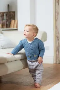 DMC/Sirdar Baby Cotton Pattern 5268 car sweater