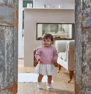 DMC/Sirdar Baby Cotton Pattern 5269 Star Sweater