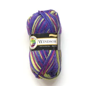 Windsor Print 8ply 100% Wool