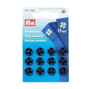 Prym Snap Fasteners - Black 11mm