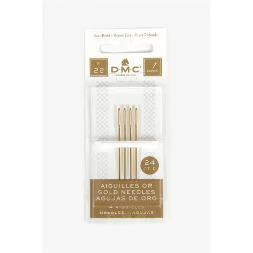 DMC Gold Embroidery Sharp Needles Size 22