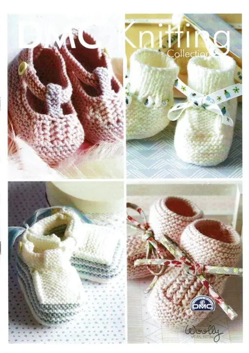 DMC Woolly Knitting DK - Baby Booties and Shoes