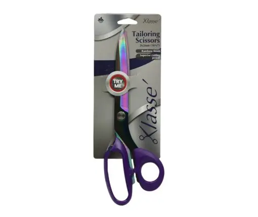 Klasse Enthusiast 10.375" Tailoring Scissors, Rainbow Finish