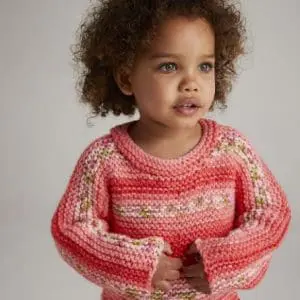 Hayfield Baby Blossom Chunky - Flower Show Sweater