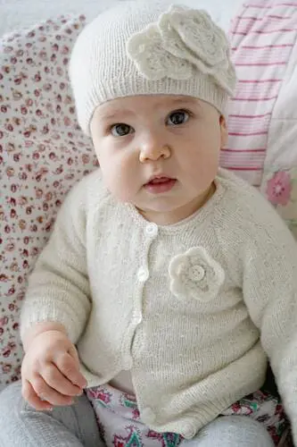 Baby Cakes - Brittany Cardi and Hat