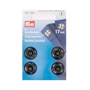 Prym Snap Fasteners - Black 17mm