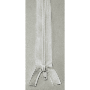 Zip Open End 30cm White - Trendy Trims