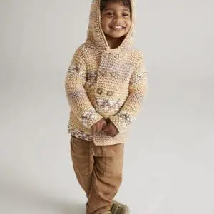 Hayfield 5566 Duffle Coat Baby Blossom Chunky