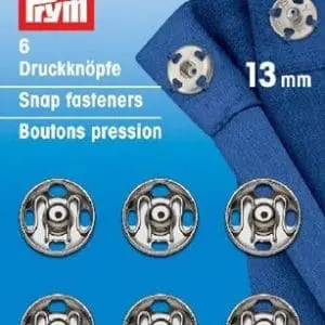 Prym Snap Fasteners - Silver 13mm
