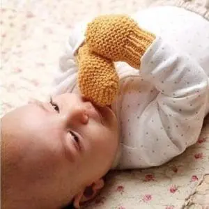 Rowan Baum Bootees and Mittens