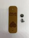 Faux Leather Labels