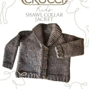 Crucci 1901 Kids Shawl Collar Jacket