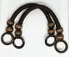 Brown Bag Handle with Beads