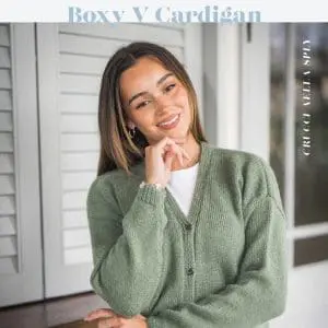 Crucci 2307 Short Boxy Cardigan