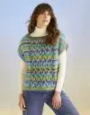 Sirdar Jewelspun Chunky Coral Reef Vest Pattern 10703