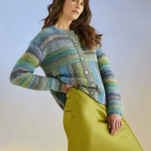 Sirdar Jewelspun Chunky Ripetide Cardi Pattern 10704