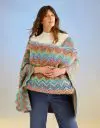 Sirdar Jewelspun Chunky Ripples Blanket and Cushion Pattern 10707