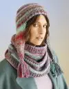 Sirdar Jewelspun Chunky Anemone Hat and Snood Pattern 10709