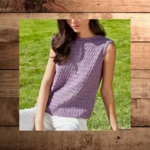 DMC Linen Vest #6777 Pattern