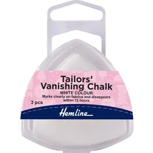 Hemline Tailors Vanishing Chalk White