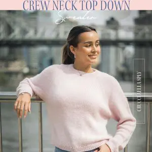 Crucci 2309 Top Down Raglan Sweater