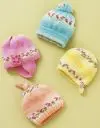 Sirdar4839 Baby Hats in Hayfield baby blossom dk knitting pattern