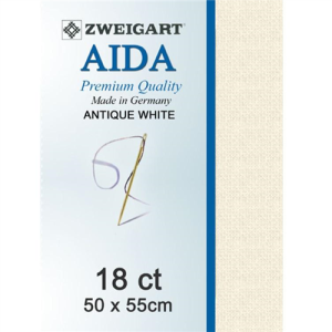 Zweigart Aida 18ct Antique White