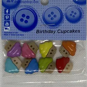 JJ Buttons Birthday Cupcakes