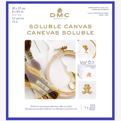 DMC Canvas Soluble 20 x 22cm
