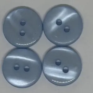 Buttons Pastel Blue 15mm