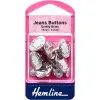 Jean Buttons x6 Nickel