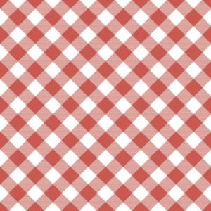 Poppie Cotton Gingham - Red - PC19035