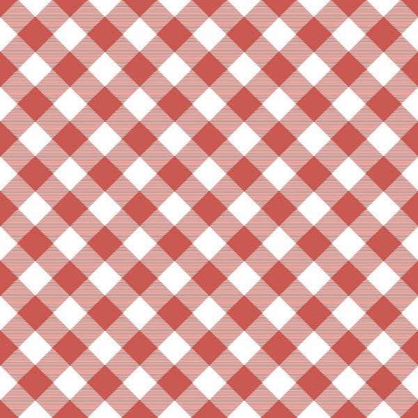 Poppie Cotton Gingham - Red - PC19035