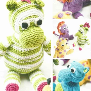 DMC Crochet Amigurumi Safari Animals Pattern 14969L2