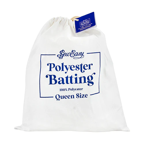Sew Easy Batting 100% Polyester with Scrim Queen size