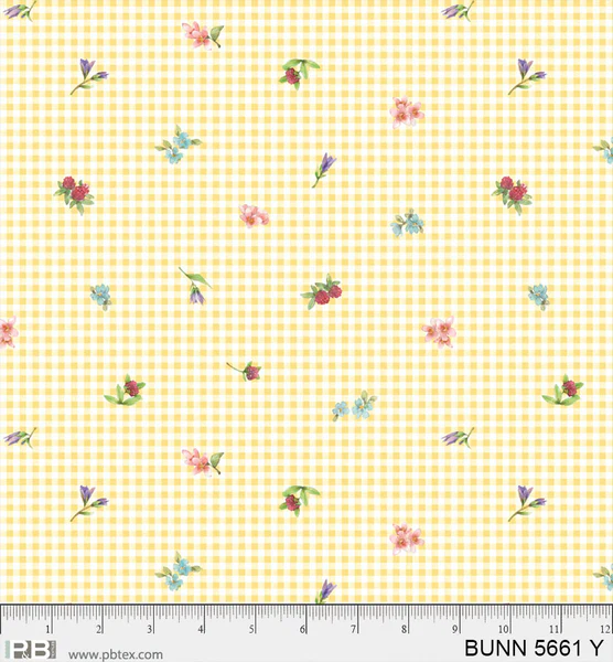 Bunnies and Blooms 5661 Soft Yellow