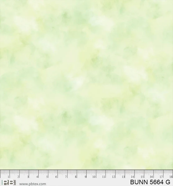 Bunnies and Blooms 5664 Soft Green