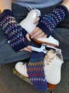 Happy Feet and Poppets Fingerless Gloves P257