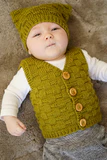 Baby Cakes Theodore Vest and Hat Pattern BC68
