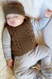 Baby Cakes Noa Vest and Hat Pattern BC143