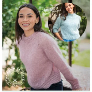 Crucci Nimbus Simple Sweaters Top Down Pattern 2401